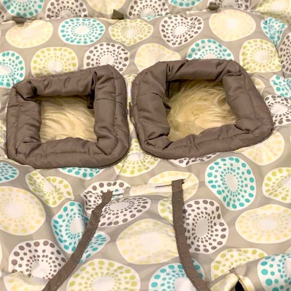 Comfort & Harmony Shopping Cart Cover In Colour Cream/Teal/Brown -NWOT - Picture 3 of 7